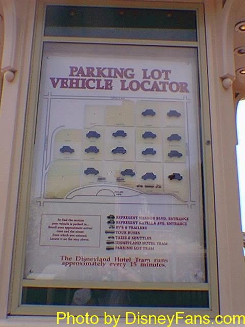 Disneyland parking lot.